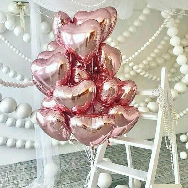 5pcs wedding foil balloon rose gold love heart helium balloons valentines day 1st happy birthday party decoration supply baloon
5pcs wedding foil balloon rose gold love heart helium balloons valentines day 1st happy birthday party decoration supply baloon
