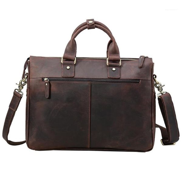 tiding handmade leather briefcase 15.6'' lapdocument bag men's handbag vintage messenger shoulder bags brown 10961
tiding handmade leather briefcase 15.6'' lapdocument bag men's handbag vintage messenger shoulder bags brown 10961