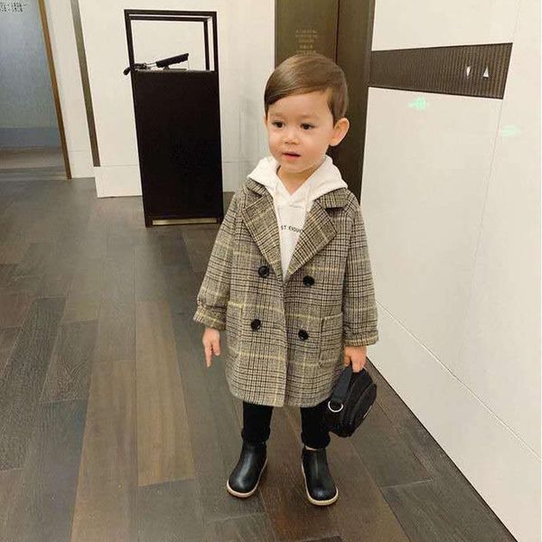 jackets focusnorm 2021 autumn winter kids baby boy girl coat long sleeve turn down collar plaid jacket outwear children clothes, Blue;gray
jackets focusnorm 2021 autumn winter kids baby boy girl coat long sleeve turn down collar plaid jacket outwear children clothes, Blue;gray
