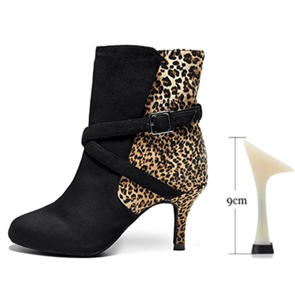 2021 new woman spilcing ballroom boots leopard ankle latin dance girls high heel salsa dancing shoes for party rhnf, Black
2021 new woman spilcing ballroom boots leopard ankle latin dance girls high heel salsa dancing shoes for party rhnf, Black