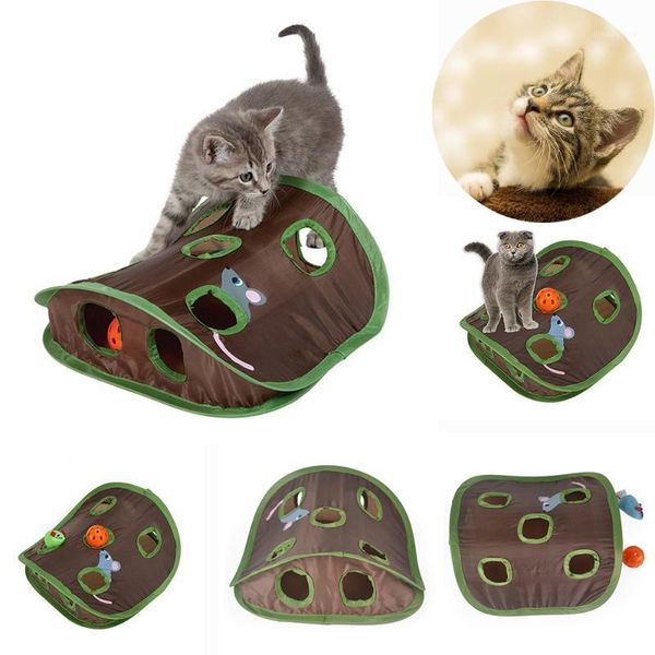 9 hole pet cat mice tunnel tent cats playing hide & seek collapsible puzzle exercise mouse hunt toy intelligence game toy1
9 hole pet cat mice tunnel tent cats playing hide & seek collapsible puzzle exercise mouse hunt toy intelligence game toy1