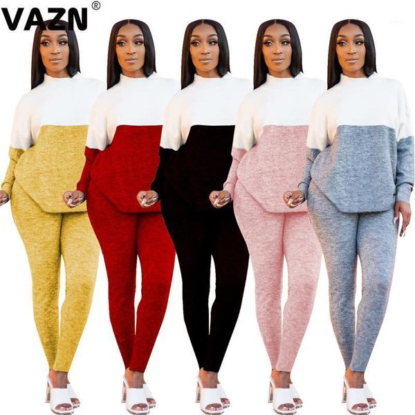 vazn 2020 autumn lady 2-piece 5 colors casual long set full sleeve pullover o-neck pencli pant set soft comfortable1, Gray
vazn 2020 autumn lady 2-piece 5 colors casual long set full sleeve pullover o-neck pencli pant set soft comfortable1, Gray