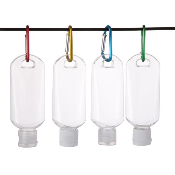 60ml transparent empty alcohol refillable bottle with key ring hook clear transparent plastic hand sanitizer bottle for travel bottle
60ml transparent empty alcohol refillable bottle with key ring hook clear transparent plastic hand sanitizer bottle for travel bottle