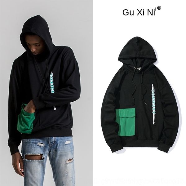 cbqip gu ni 2019 autumn and national winter ins fashion brand men's sweater national fashion loose solid color hooded men's sweate, Black
cbqip gu ni 2019 autumn and national winter ins fashion brand men's sweater national fashion loose solid color hooded men's sweate, Black
