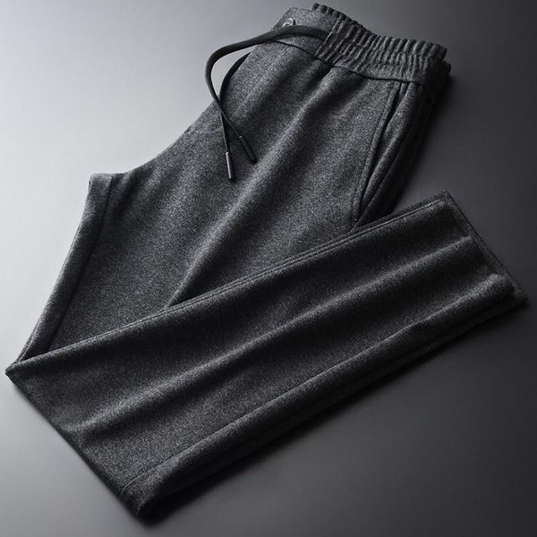 minglu grey mens pants autumn thicken casual male pants fashion elastic waist men's trousers plus size 4xl, Black
minglu grey mens pants autumn thicken casual male pants fashion elastic waist men's trousers plus size 4xl, Black
