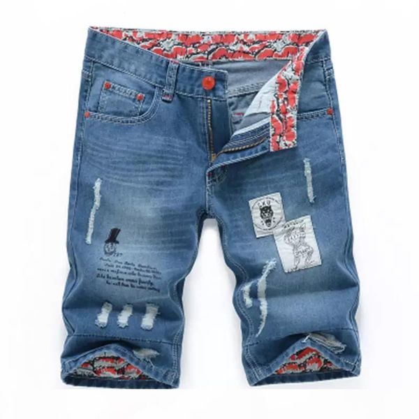 wholesale-2016 summer loose men short jeans denim trousers men's shorts jeans pants fashion casual men jeans with holes plus size 3 sty, Blue
wholesale-2016 summer loose men short jeans denim trousers men's shorts jeans pants fashion casual men jeans with holes plus size 3 sty, Blue