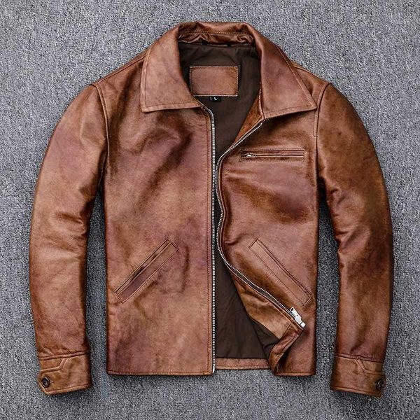 tcyeek fashion 100% genuine leather jacket men clothes 2020 streetwear mens autumn real leather coat casual fit moto jackets 7091, Black
tcyeek fashion 100% genuine leather jacket men clothes 2020 streetwear mens autumn real leather coat casual fit moto jackets 7091, Black