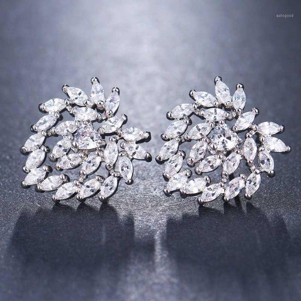 stud emmaya fascinating geometry modelling cubic zircon three color earring for women fashion jewelry in wedding party gift1, Golden;silver
stud emmaya fascinating geometry modelling cubic zircon three color earring for women fashion jewelry in wedding party gift1, Golden;silver