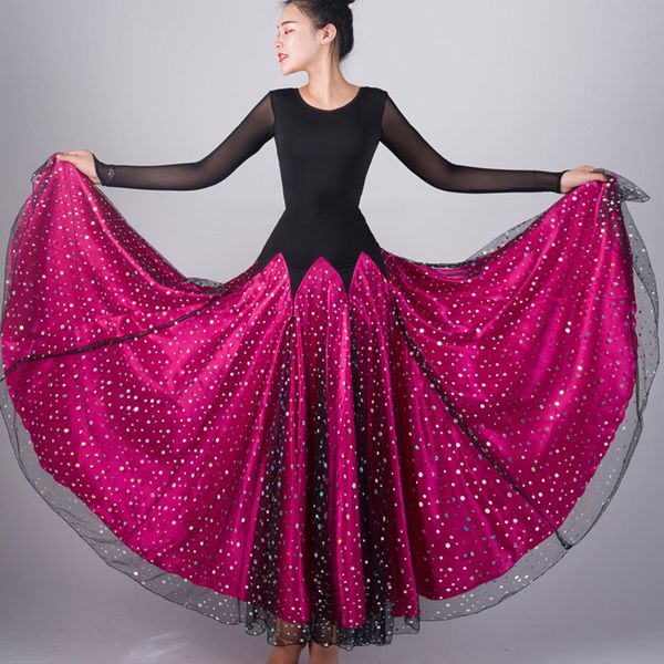 shiny ballroom dance skirt for women elegant waltz dance wear flamenco skirt spanish dress stage costume modern dancewear jl2494, Black;red
shiny ballroom dance skirt for women elegant waltz dance wear flamenco skirt spanish dress stage costume modern dancewear jl2494, Black;red