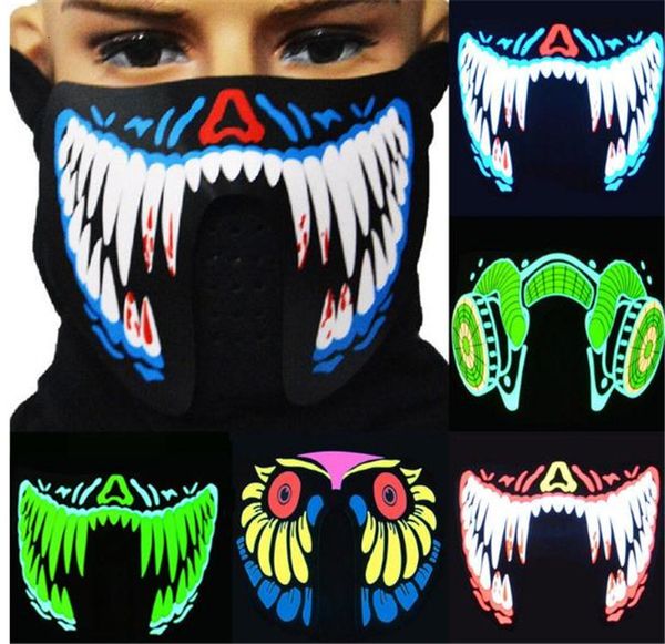 41 styles el mask flash led music mask with sound active for dancing riding skating party voice control mask party masks dc579
41 styles el mask flash led music mask with sound active for dancing riding skating party voice control mask party masks dc579