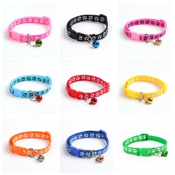bells cute cats collars adjustable buckles fashion pet dog collar footprint pattern pet lead supplies accessories vtky2293 
bells cute cats collars adjustable buckles fashion pet dog collar footprint pattern pet lead supplies accessories vtky2293