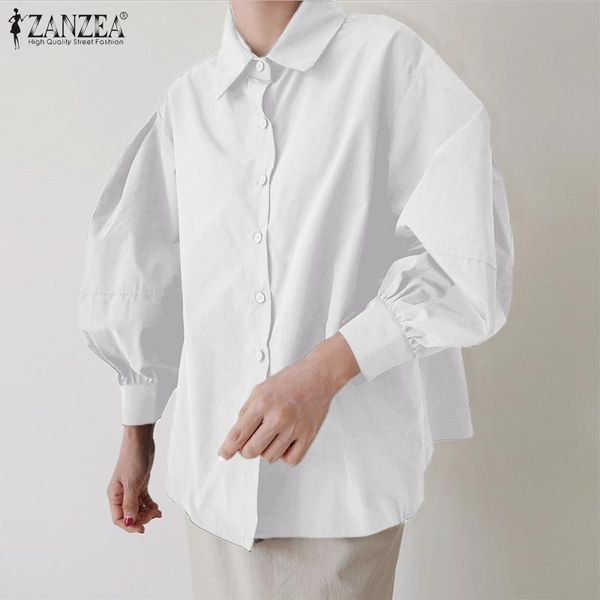zanzea stylish blouse women spring puff sleeve solid shirt buttons work blusas loose chic casual lapel neck chemise mujer, White
zanzea stylish blouse women spring puff sleeve solid shirt buttons work blusas loose chic casual lapel neck chemise mujer, White