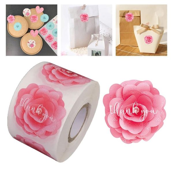 gift wrap 500pcs flower thank you stickers 1.5 inch round heart seal label for wedding baking envelope stationery sticker
gift wrap 500pcs flower thank you stickers 1.5 inch round heart seal label for wedding baking envelope stationery sticker