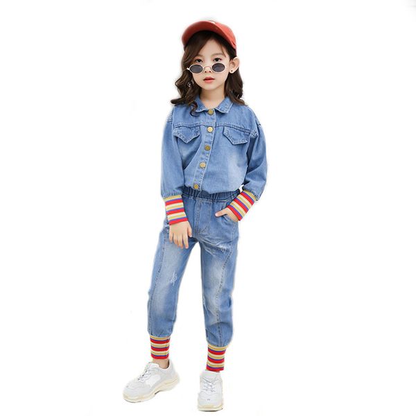 girls cowboy coat+jeans sets spring autumn new children's jeans suit girls two piece fashion 4-6 8 10 12 ages baby clothesx1019, White
girls cowboy coat+jeans sets spring autumn new children's jeans suit girls two piece fashion 4-6 8 10 12 ages baby clothesx1019, White