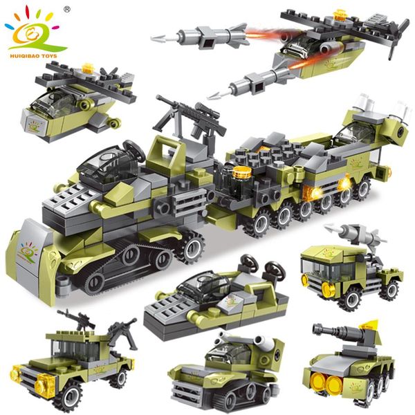 huiqibao military 296pcs 6in1 ww2 soldier truck building block army weapon tank car helicopter figures bricks set children toys qylqjd
huiqibao military 296pcs 6in1 ww2 soldier truck building block army weapon tank car helicopter figures bricks set children toys qylqjd