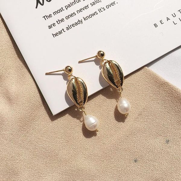 stud cute pearl earrings summer vacation jewelry simulated pearls shell gold color for women female gift yea3001, Golden;silver
stud cute pearl earrings summer vacation jewelry simulated pearls shell gold color for women female gift yea3001, Golden;silver