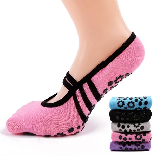 women anti slip bandage cotton sports yoga socks ladies ventilation pilates ballet socks dance sock slippers 6colours, Black
women anti slip bandage cotton sports yoga socks ladies ventilation pilates ballet socks dance sock slippers 6colours, Black
