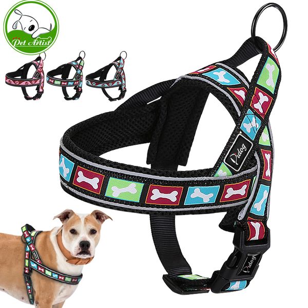 reflective nylon harness filling pet dog zipper quick adjustment training vest small medium large variety
reflective nylon harness filling pet dog zipper quick adjustment training vest small medium large variety