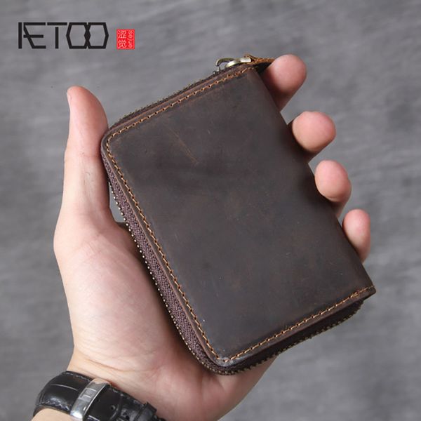 aetoo vintage mad horse organ card bag, leather doka bit zero wallet, male and female leather driver's license bag, Red;black
aetoo vintage mad horse organ card bag, leather doka bit zero wallet, male and female leather driver's license bag, Red;black