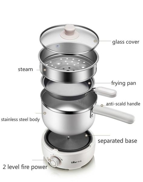 electric skillets portable mini stainless steel multi cooker separated base small frying pan egg boiler steamer noodle pot
electric skillets portable mini stainless steel multi cooker separated base small frying pan egg boiler steamer noodle pot