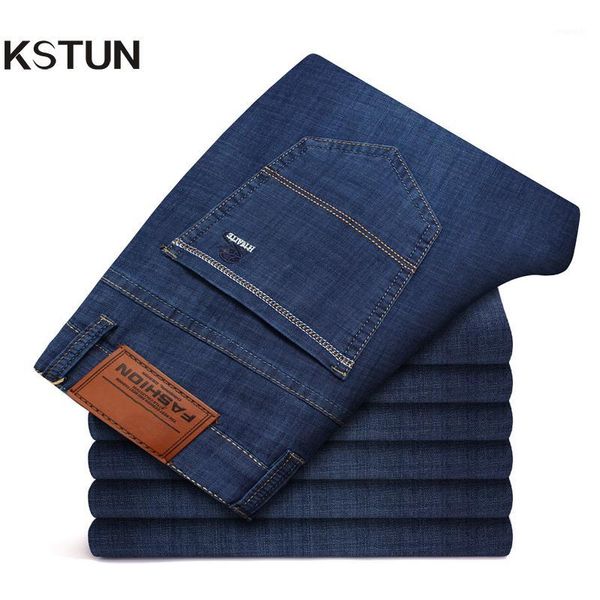 kstun business jeans men direct straight summer men's trouses denim pants blue lightweight elastic yong man jeans1
kstun business jeans men direct straight summer men's trouses denim pants blue lightweight elastic yong man jeans1