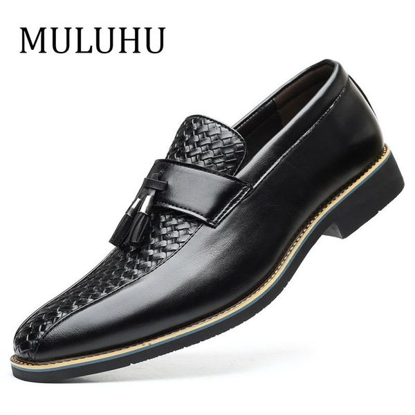 dress shoes muluhu men leather luxury business formal loafers wedding fashion italian male classic big size 11, Black
dress shoes muluhu men leather luxury business formal loafers wedding fashion italian male classic big size 11, Black