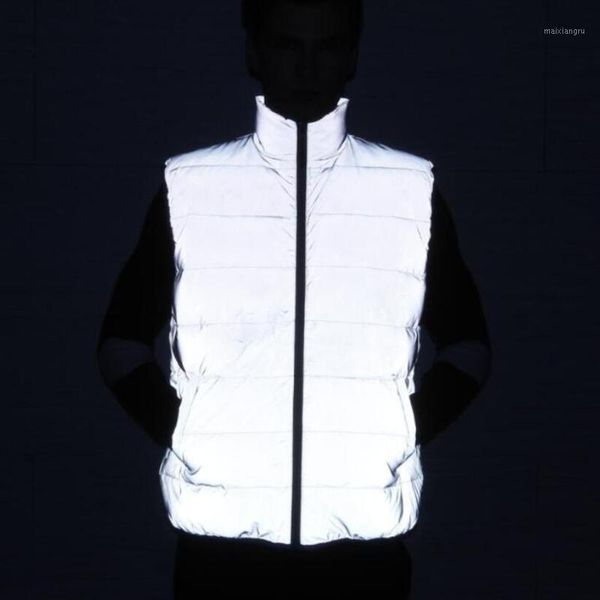men winter full reflective sleeveless duck down jacket outdoor warm coat mens hip hop white duck down vest clothing1, Black
men winter full reflective sleeveless duck down jacket outdoor warm coat mens hip hop white duck down vest clothing1, Black