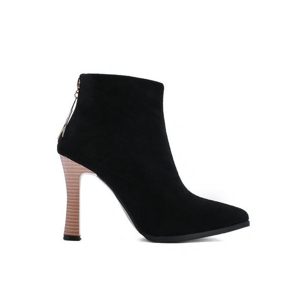 2021 new flock star zipper ankle pointed toe autumn winter women shoes high heel keep warm short boots big size 34-43 6wpt, Black
2021 new flock star zipper ankle pointed toe autumn winter women shoes high heel keep warm short boots big size 34-43 6wpt, Black