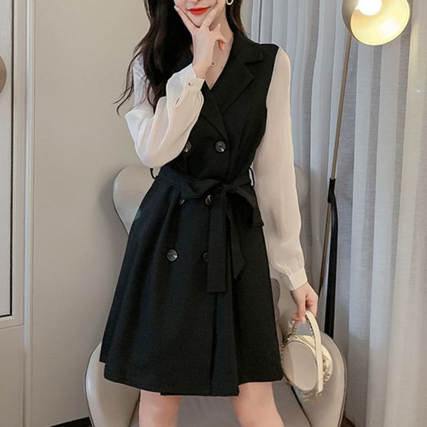 2021 women casual long sleeve party mini female 2021 spring one-piece dress korean business elegant clothes ladies d2fl, Black;gray
2021 women casual long sleeve party mini female 2021 spring one-piece dress korean business elegant clothes ladies d2fl, Black;gray