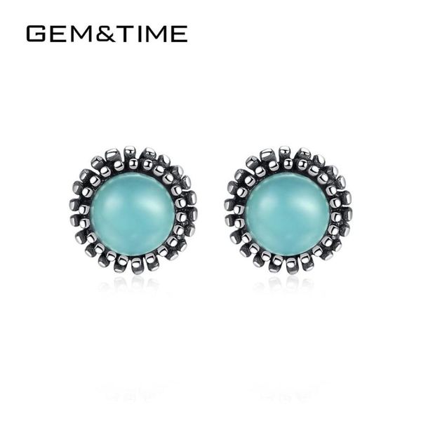 stud gem&time vintage circle natural turquoise earrings real sterling silver 925 for women aretes de mujer se0422, Golden;silver
stud gem&time vintage circle natural turquoise earrings real sterling silver 925 for women aretes de mujer se0422, Golden;silver