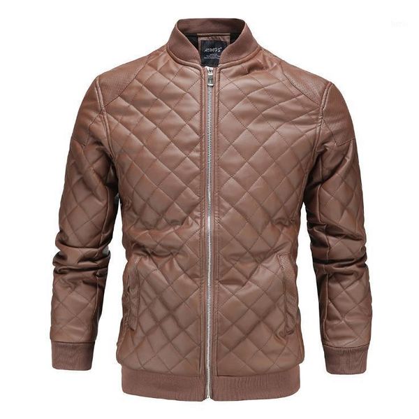 2021 pu leather jacket autumn winter british style motorcycle leather jacket men stand zippers coat male1, Black
2021 pu leather jacket autumn winter british style motorcycle leather jacket men stand zippers coat male1, Black