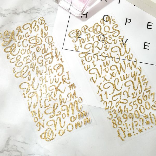 gift wrap yaminsannio 2pcs/lot gold english letters number stickers for scrapbooking notebook card po carfts creative decoration
gift wrap yaminsannio 2pcs/lot gold english letters number stickers for scrapbooking notebook card po carfts creative decoration