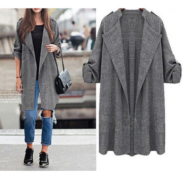 autumn fashion women jackets open front coat long cloak jackets overcoat 5xl plus size waterfall cardigan female1, Tan;black
autumn fashion women jackets open front coat long cloak jackets overcoat 5xl plus size waterfall cardigan female1, Tan;black