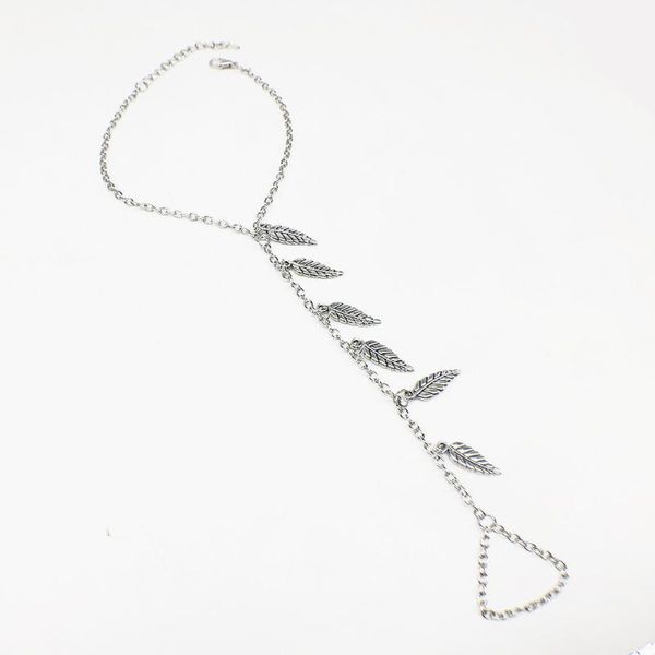 charm bracelets elegant fashion leaf anklet women ankle bracelet beach dangle bohemian barefoot sandal chain foot jewelry1, Golden;silver
charm bracelets elegant fashion leaf anklet women ankle bracelet beach dangle bohemian barefoot sandal chain foot jewelry1, Golden;silver