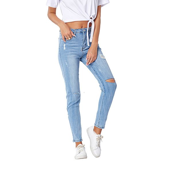 2020 stretch thin cut slim fit women's jeans and leggings, Blue
2020 stretch thin cut slim fit women's jeans and leggings, Blue