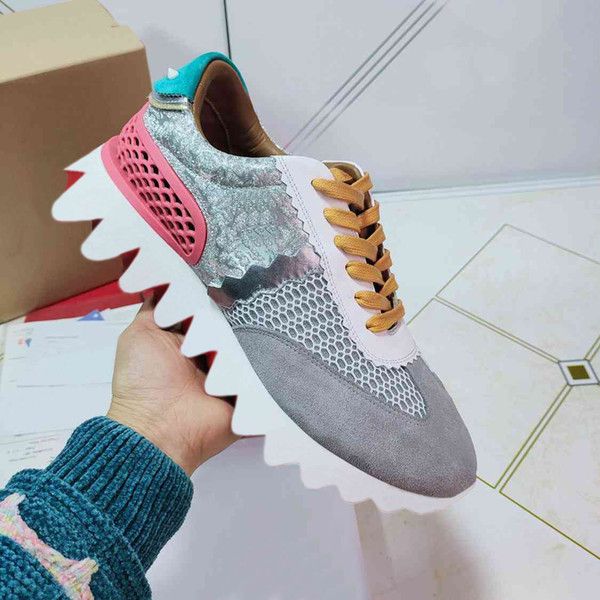 2021 women men show style fashion leather red bottoms sneakers casual shoes sneaker with box, Black
2021 women men show style fashion leather red bottoms sneakers casual shoes sneaker with box, Black