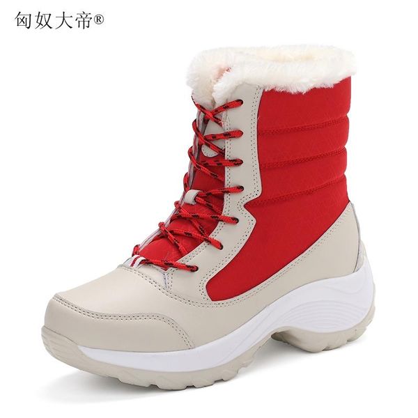 women boots non-slip waterproof winter ankle snow boots women platform winter shoes with thick fur botas mujer, Black
women boots non-slip waterproof winter ankle snow boots women platform winter shoes with thick fur botas mujer, Black