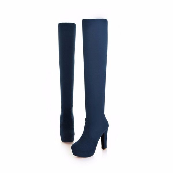 qutaa new women boots fashion over the knee boots thin square heel boot platform woman shoes black size 34-43 201109 
qutaa new women boots fashion over the knee boots thin square heel boot platform woman shoes black size 34-43 201109