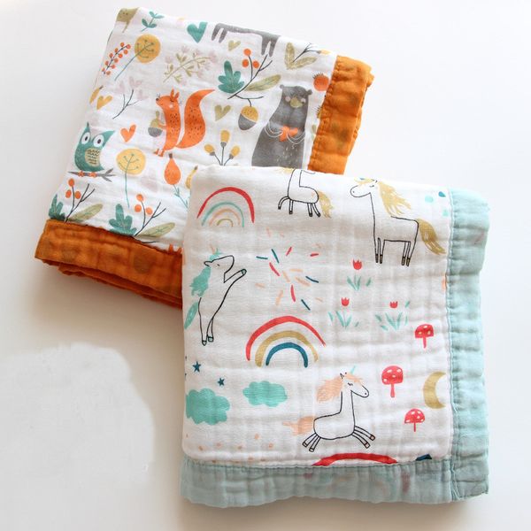 six layers of pure cotton baby child quilt soft skin-friendly swaddle blanket for newborn cover towel bath gauze sleeping lj201105
six layers of pure cotton baby child quilt soft skin-friendly swaddle blanket for newborn cover towel bath gauze sleeping lj201105