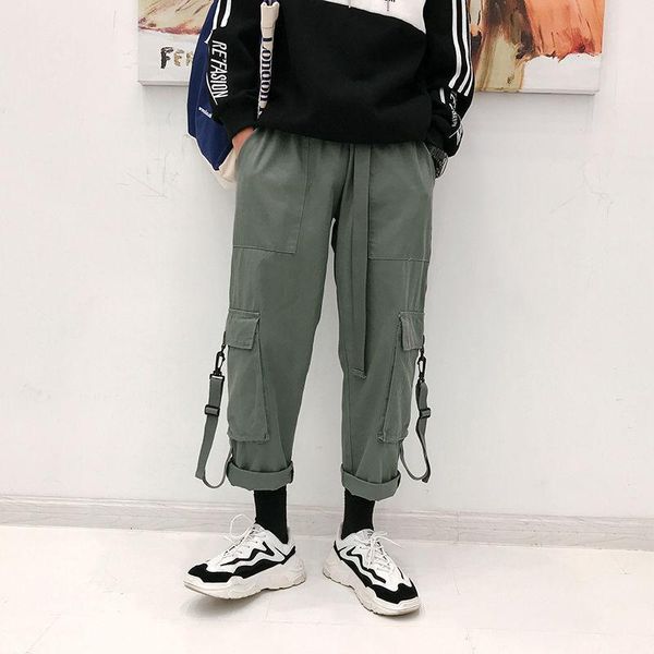 autumn cotton cargo pants men's fashion solid color multi-pocket overalls men streetwear wild loose straight casual pants mens1, Black
autumn cotton cargo pants men's fashion solid color multi-pocket overalls men streetwear wild loose straight casual pants mens1, Black