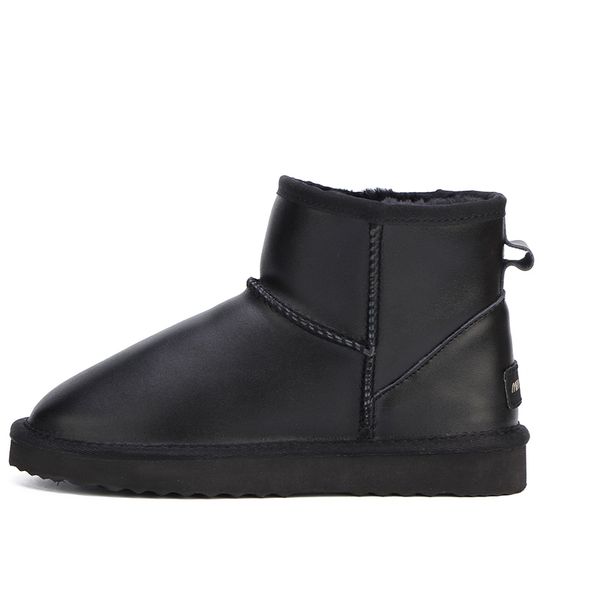 mbr force waterproof genuine leather fur winter warm wool classic snow boots women lady ankle shoes y200115, Black
mbr force waterproof genuine leather fur winter warm wool classic snow boots women lady ankle shoes y200115, Black