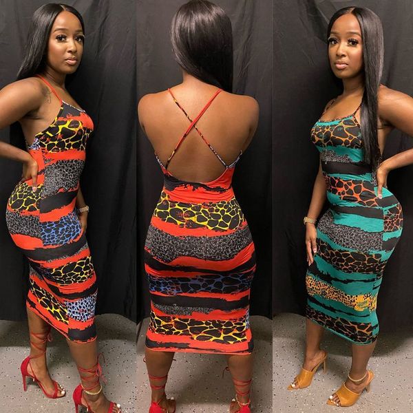 printed leopard print mold skirt noon women's summer dress elegant spaghetti belt nude party dress, Blue;black
printed leopard print mold skirt noon women's summer dress elegant spaghetti belt nude party dress, Blue;black