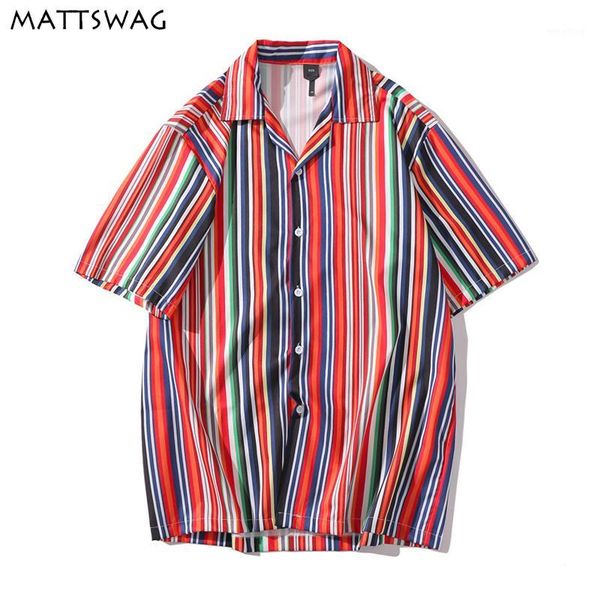 mattswag colorful striped summer shirt men casual loose shirt for men retro patchwork mens short sleeve shirts camisa masculina1, White;black
mattswag colorful striped summer shirt men casual loose shirt for men retro patchwork mens short sleeve shirts camisa masculina1, White;black
