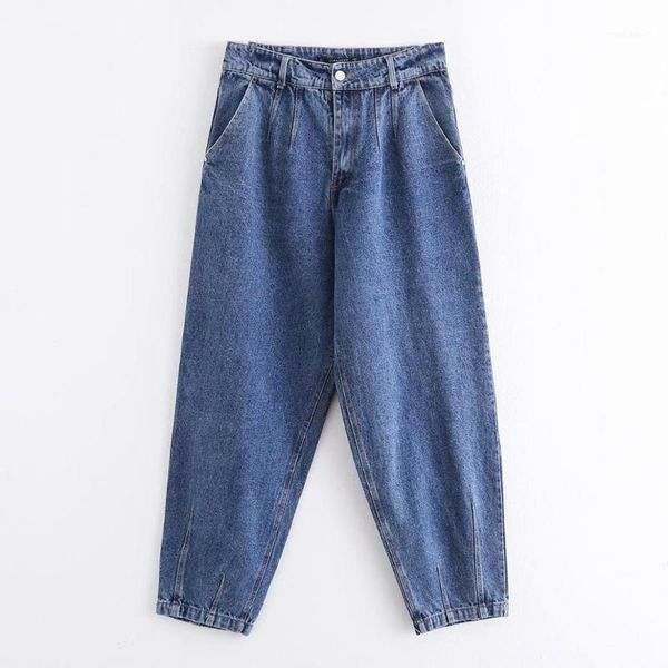 women denim harem pants 2020 fashion ladies mid waist full length pleated loose pant chic girls casual capris1, Black;white
women denim harem pants 2020 fashion ladies mid waist full length pleated loose pant chic girls casual capris1, Black;white