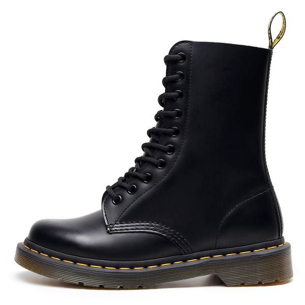 women martin fall winter new 10-eye british-style couple's short women's cow's leather boots trend locomotive shoes 9x2m, Black
women martin fall winter new 10-eye british-style couple's short women's cow's leather boots trend locomotive shoes 9x2m, Black