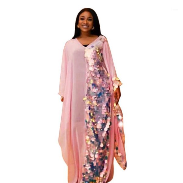 2019 new arrival spring and summer african women polyester plus size sequined dress1, Red
2019 new arrival spring and summer african women polyester plus size sequined dress1, Red