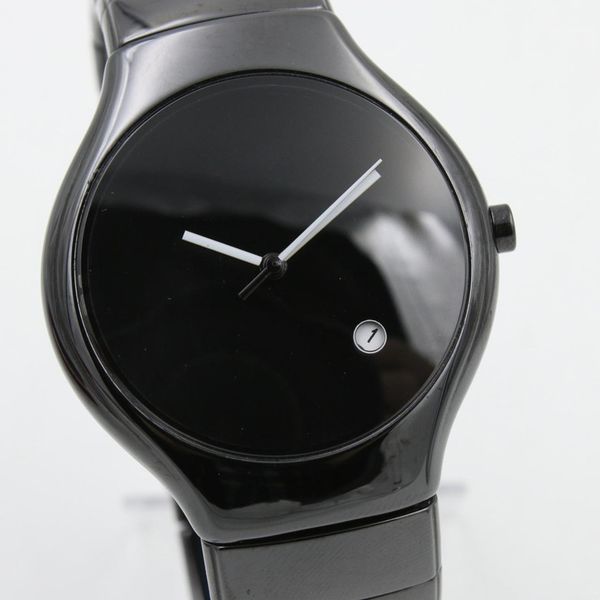 40mm limited ladies watch round date ceramic black quartz movement womens fashion watches, Slivery;brown
40mm limited ladies watch round date ceramic black quartz movement womens fashion watches, Slivery;brown