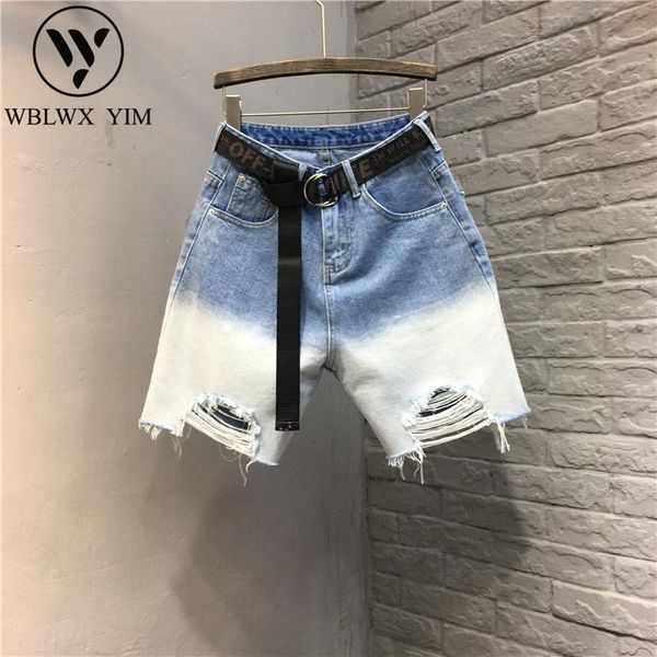 high waist denim shorts women summer loose plus size knee length shorts jeans female fashion hole casual wide legs jeans, White;black
high waist denim shorts women summer loose plus size knee length shorts jeans female fashion hole casual wide legs jeans, White;black