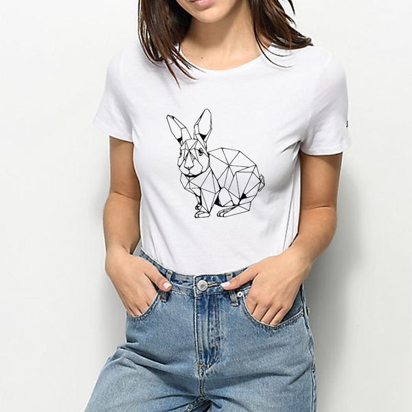new t shirt women cute cartoon print tee geometric rabbit doyronka xehckan vibrant aesthetic t-shirt harajuku kawaii tshirt, White
new t shirt women cute cartoon print tee geometric rabbit doyronka xehckan vibrant aesthetic t-shirt harajuku kawaii tshirt, White