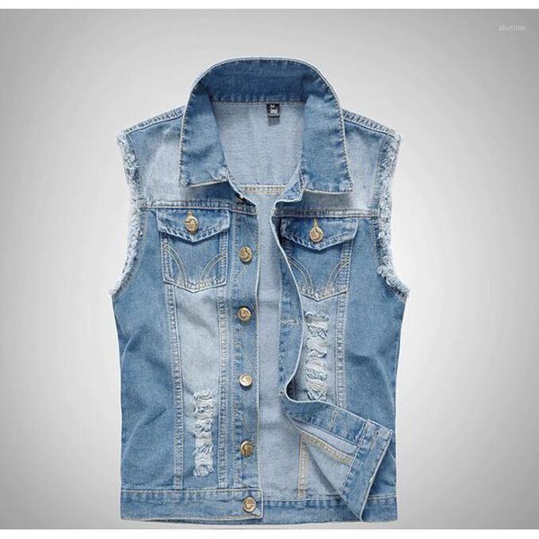 men's vests 2021 fashion mens denim vest sleeveless washed jackets jeans waistcoat men cowboy ripped male jacket big size s-6xl1, Black;white
men's vests 2021 fashion mens denim vest sleeveless washed jackets jeans waistcoat men cowboy ripped male jacket big size s-6xl1, Black;white